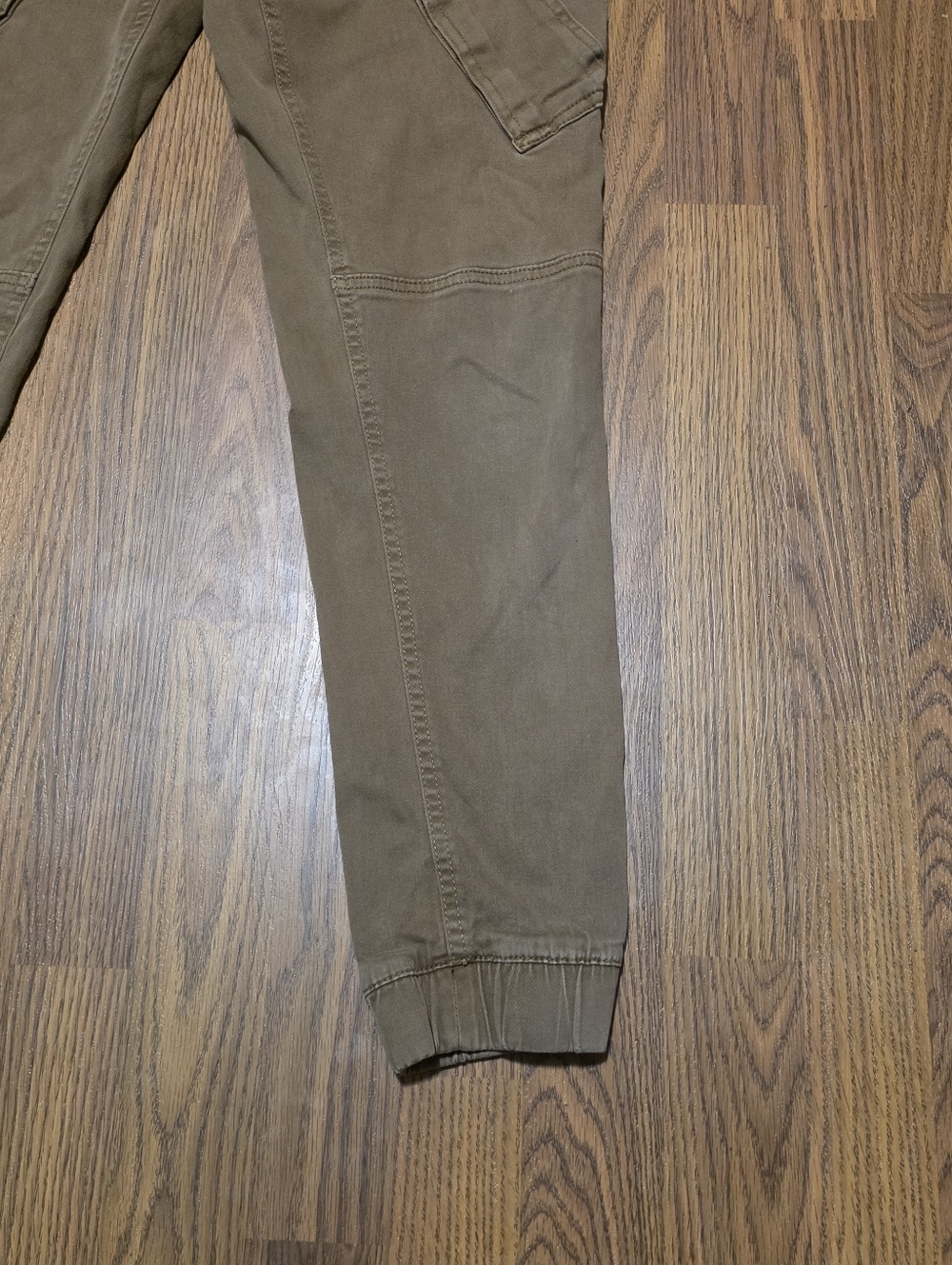 Jeaniologie Cohen TWL Men’s Joggers Slim Fit Cargo Pants L 32 Khaki Twill F16 - Picture 2 of 16